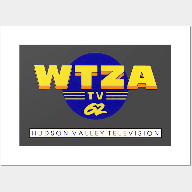 WTZA TV 62 Hudson Valley Television Wall Art by PMM